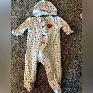 Baby girl first Christmas set